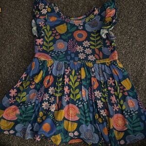 little sleepies dress in folk floral